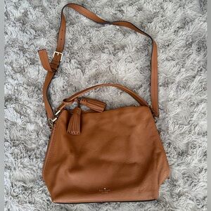 Kate Spade Brown Satchel Bag with Tassel